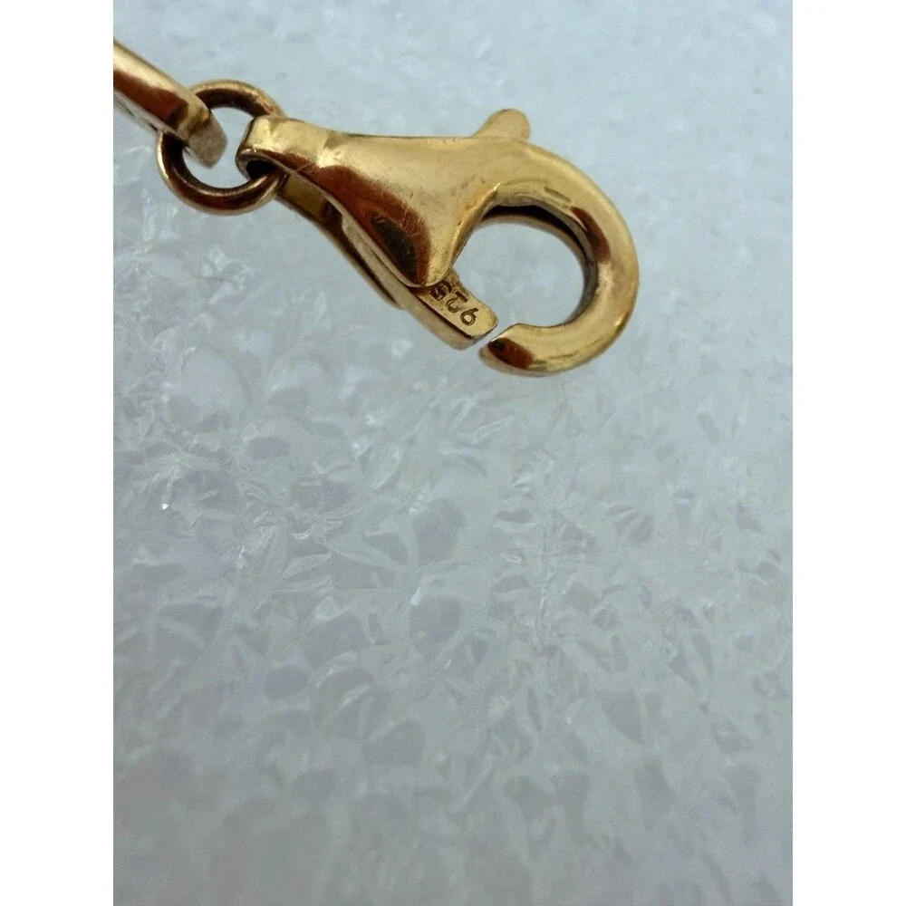 Madewell Demi-Fine 14K Gold Vermeil Sterling Silver 925 White Topaz Rose Cut